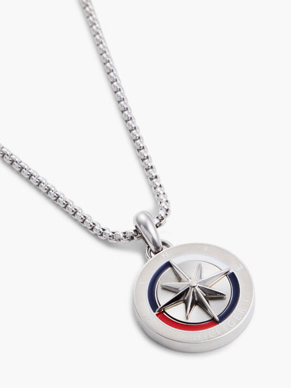 Tommy Hilfiger Compass Medallion Necklace