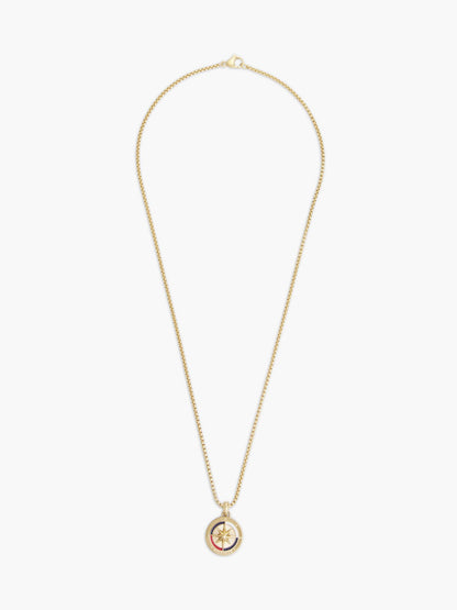 Tommy Hilfiger Compass Medallion Necklace