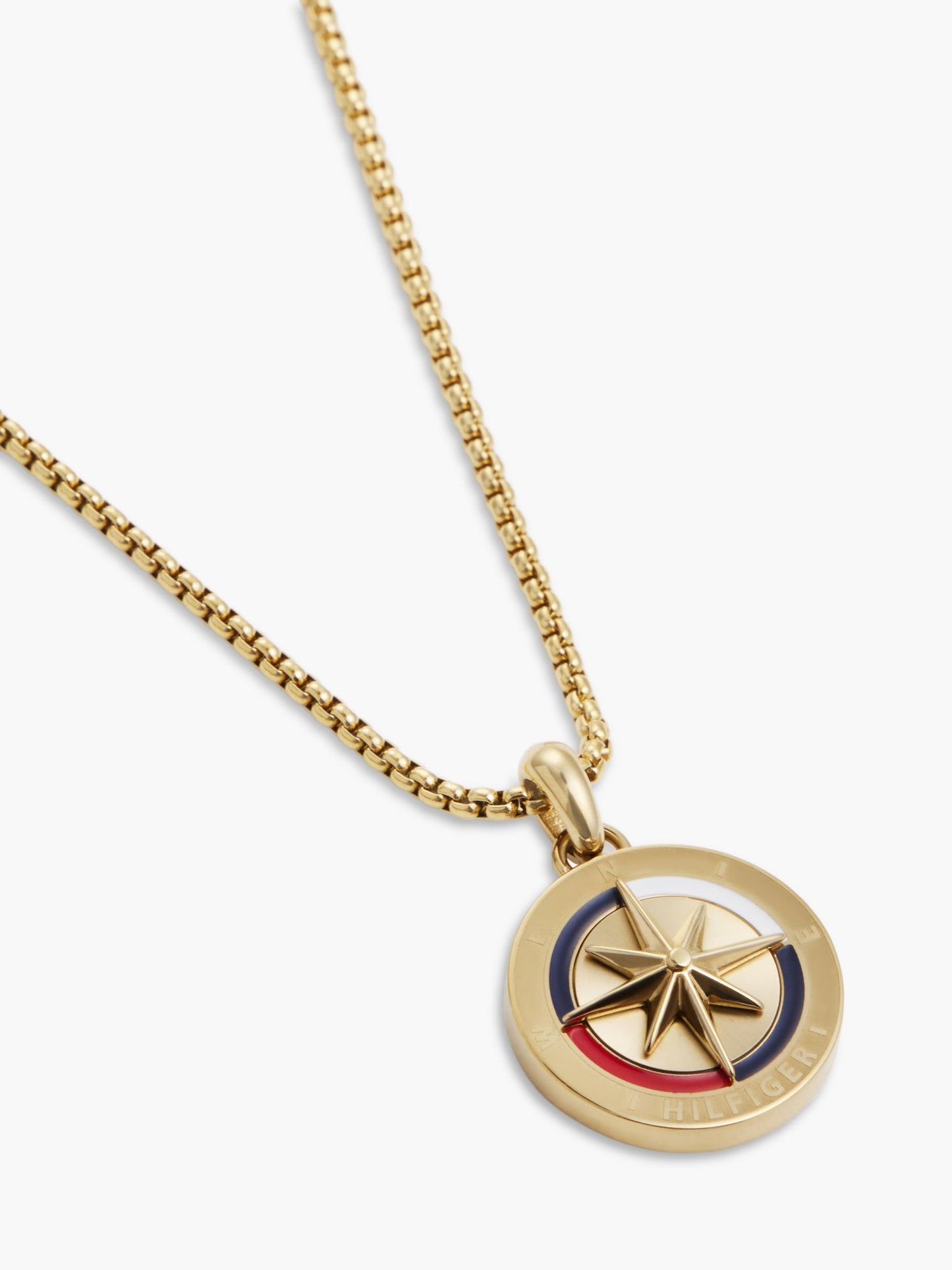 Tommy Hilfiger Compass Medallion Necklace