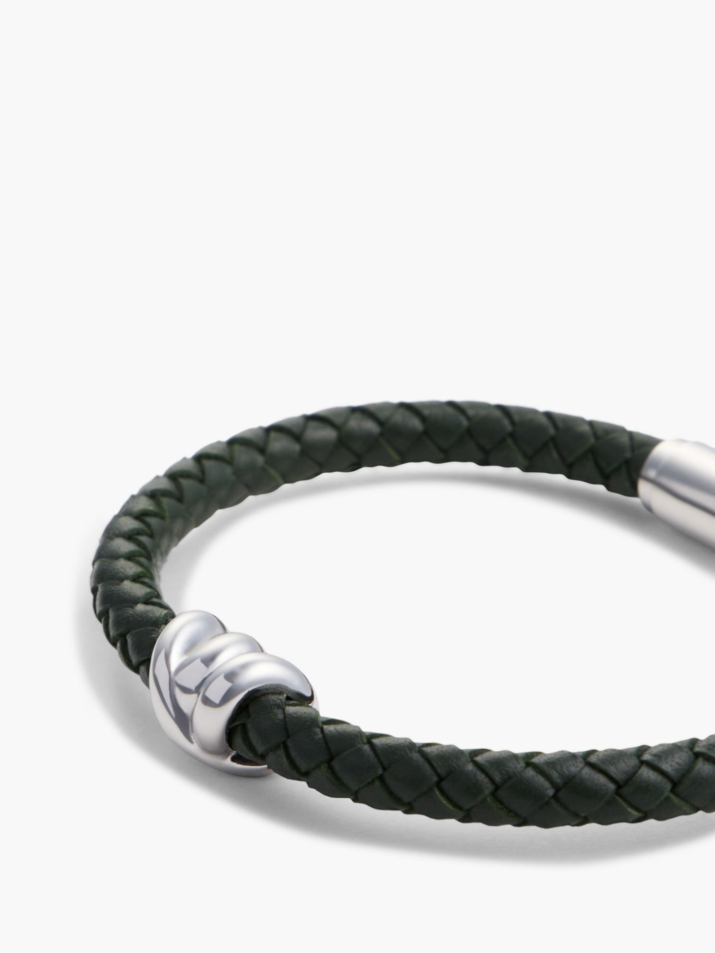 Tommy Hilfiger Nautical Knot Braided Leather Bracelet