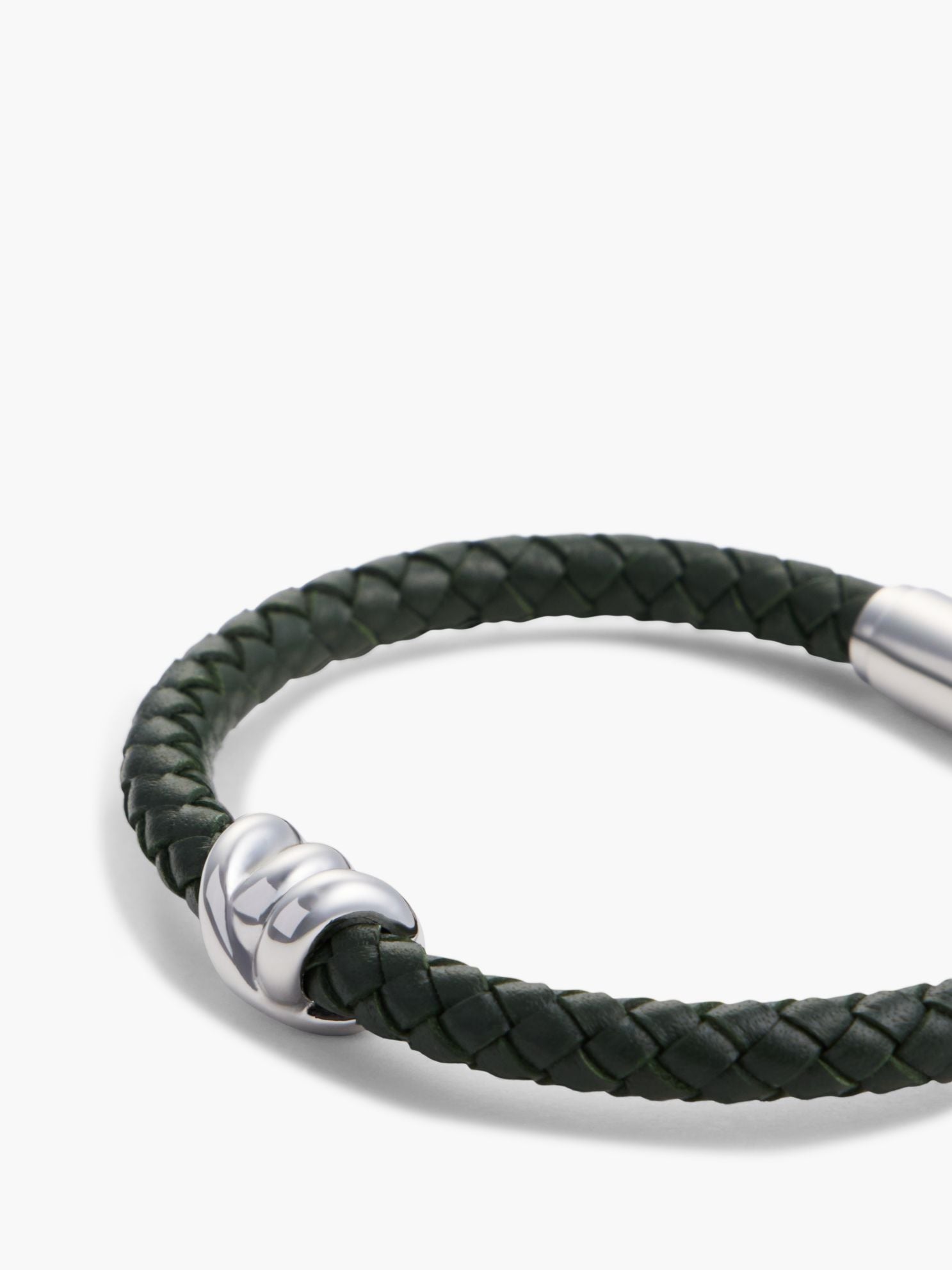 Tommy Hilfiger Nautical Knot Braided Leather Bracelet