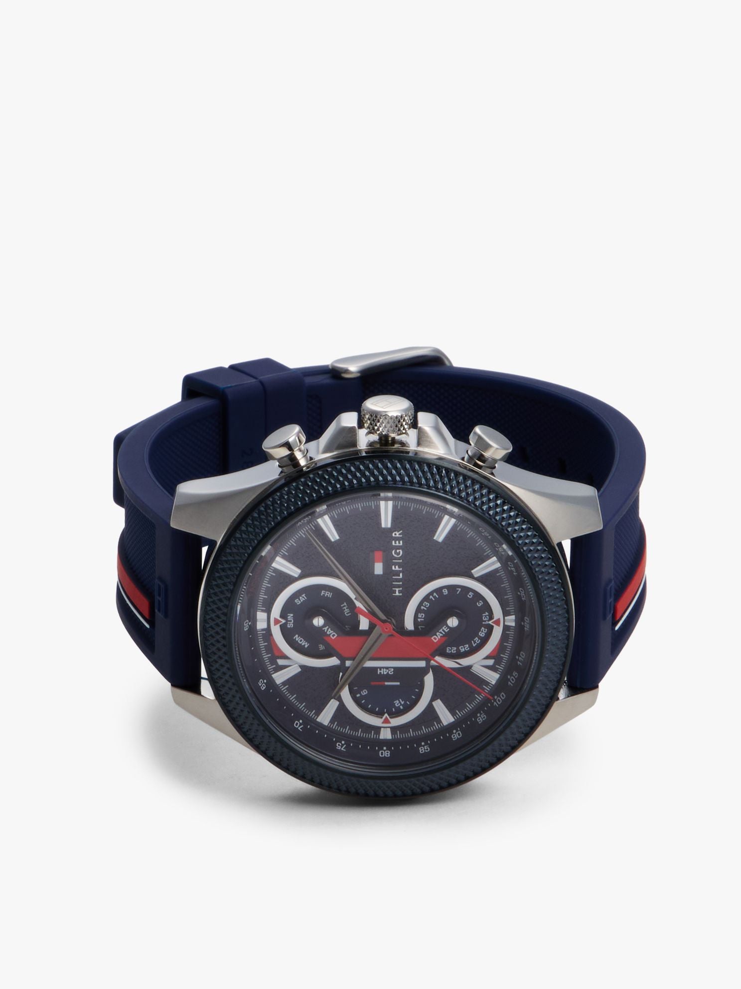 Tommy Hilfiger 46MM Sport Watch with Signature Strap