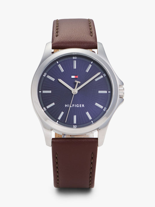 Tommy Hilfiger 43MM Leather Strap Sport Watch