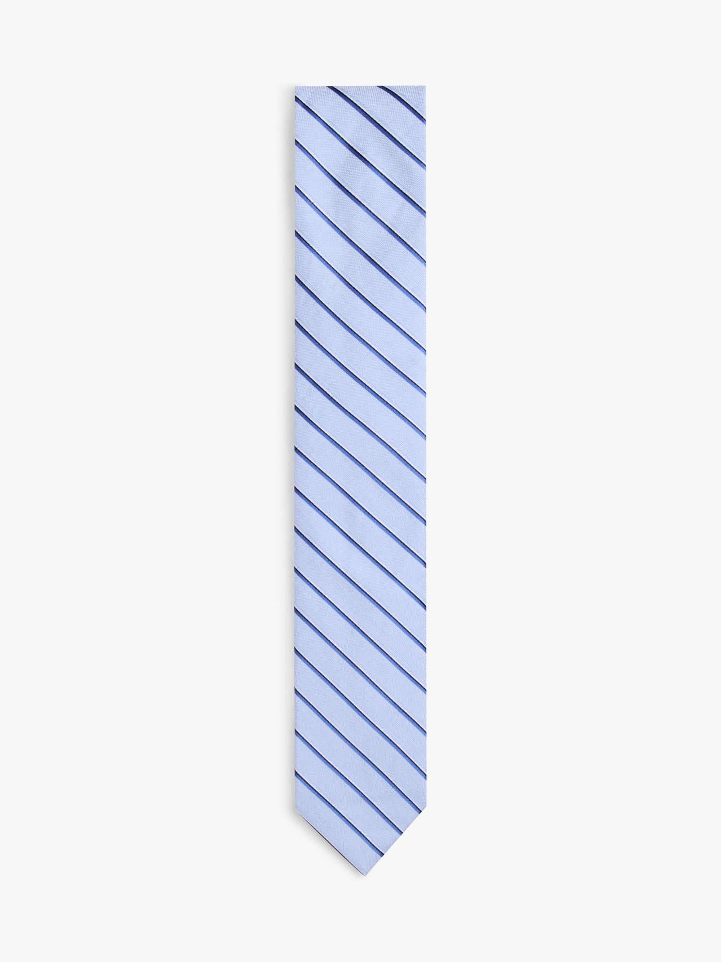 Tommy Hilfiger Stripe Linen-Silk Blend Tie