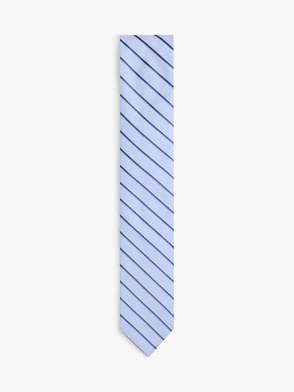 Tommy Hilfiger Stripe Linen-Silk Blend Tie