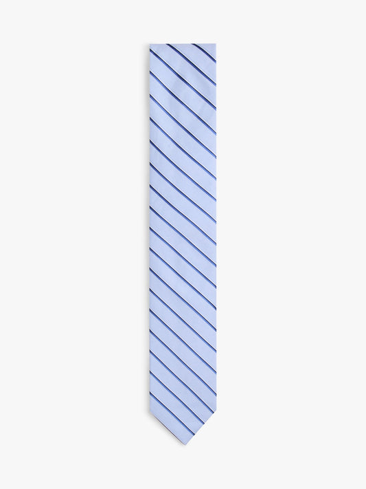 Tommy Hilfiger Stripe Linen-Silk Blend Tie
