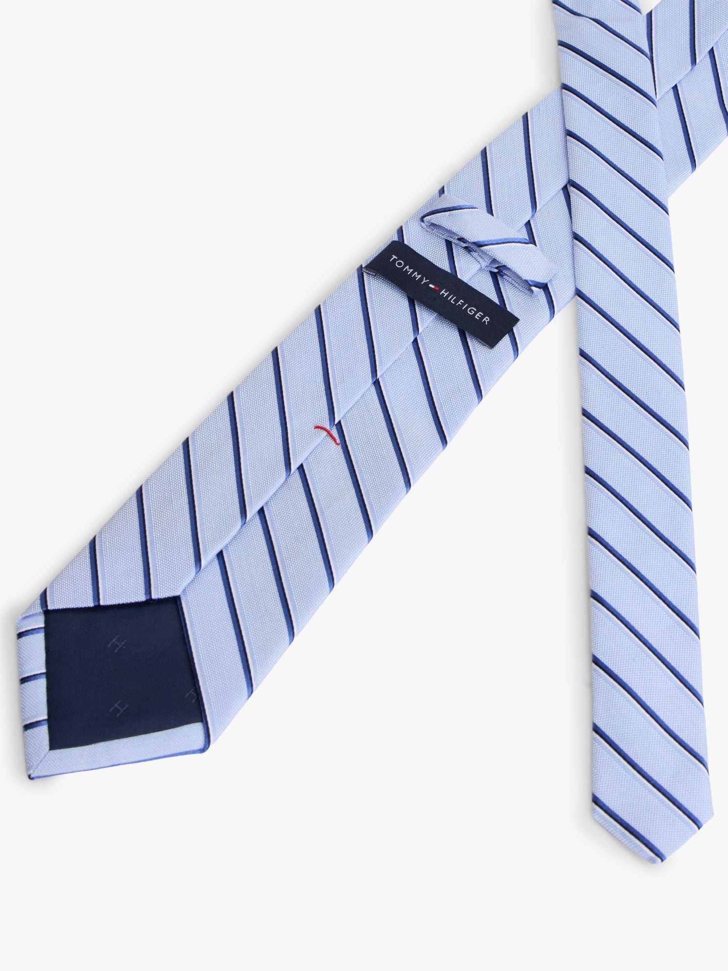 Tommy Hilfiger Stripe Linen-Silk Blend Tie