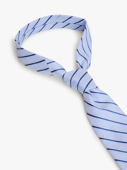 Tommy Hilfiger Stripe Linen-Silk Blend Tie