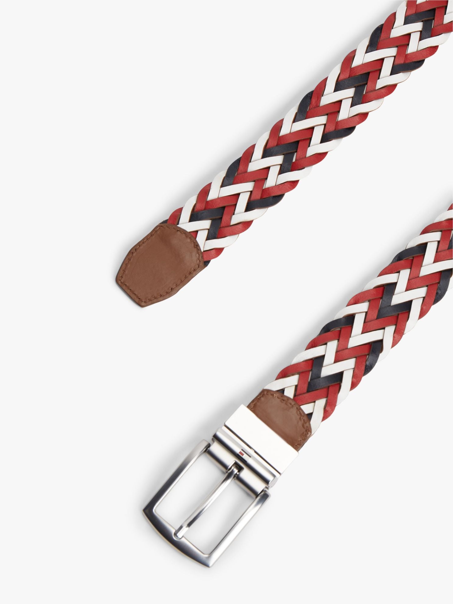 Tommy Hilfiger Reversible Woven Leather Belt