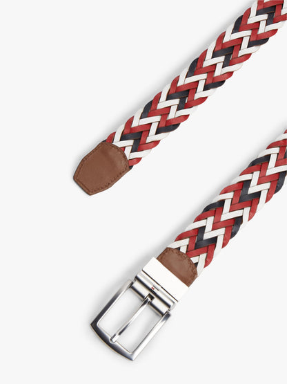 Tommy Hilfiger Reversible Woven Leather Belt