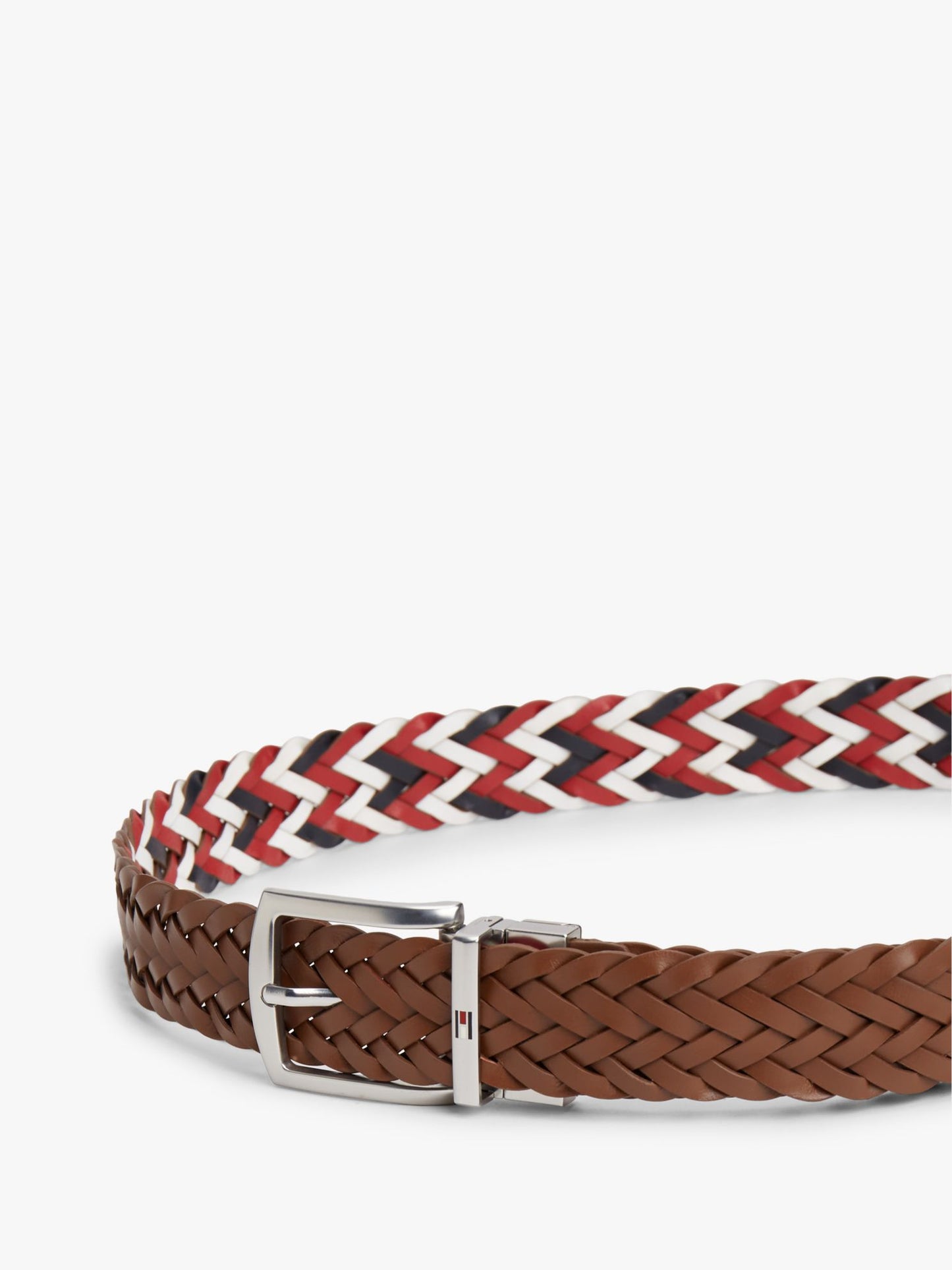 Tommy Hilfiger Reversible Woven Leather Belt