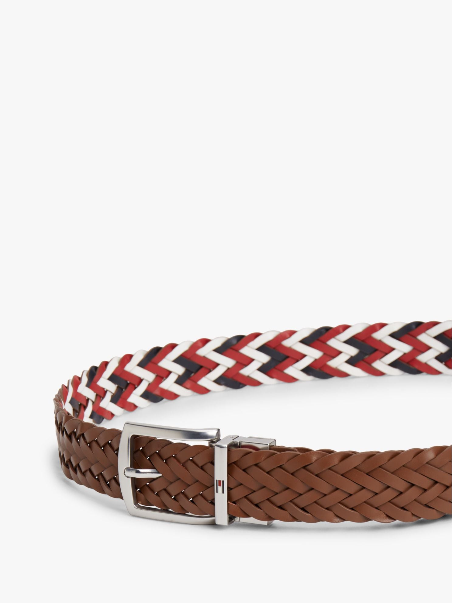 Tommy Hilfiger Reversible Woven Leather Belt