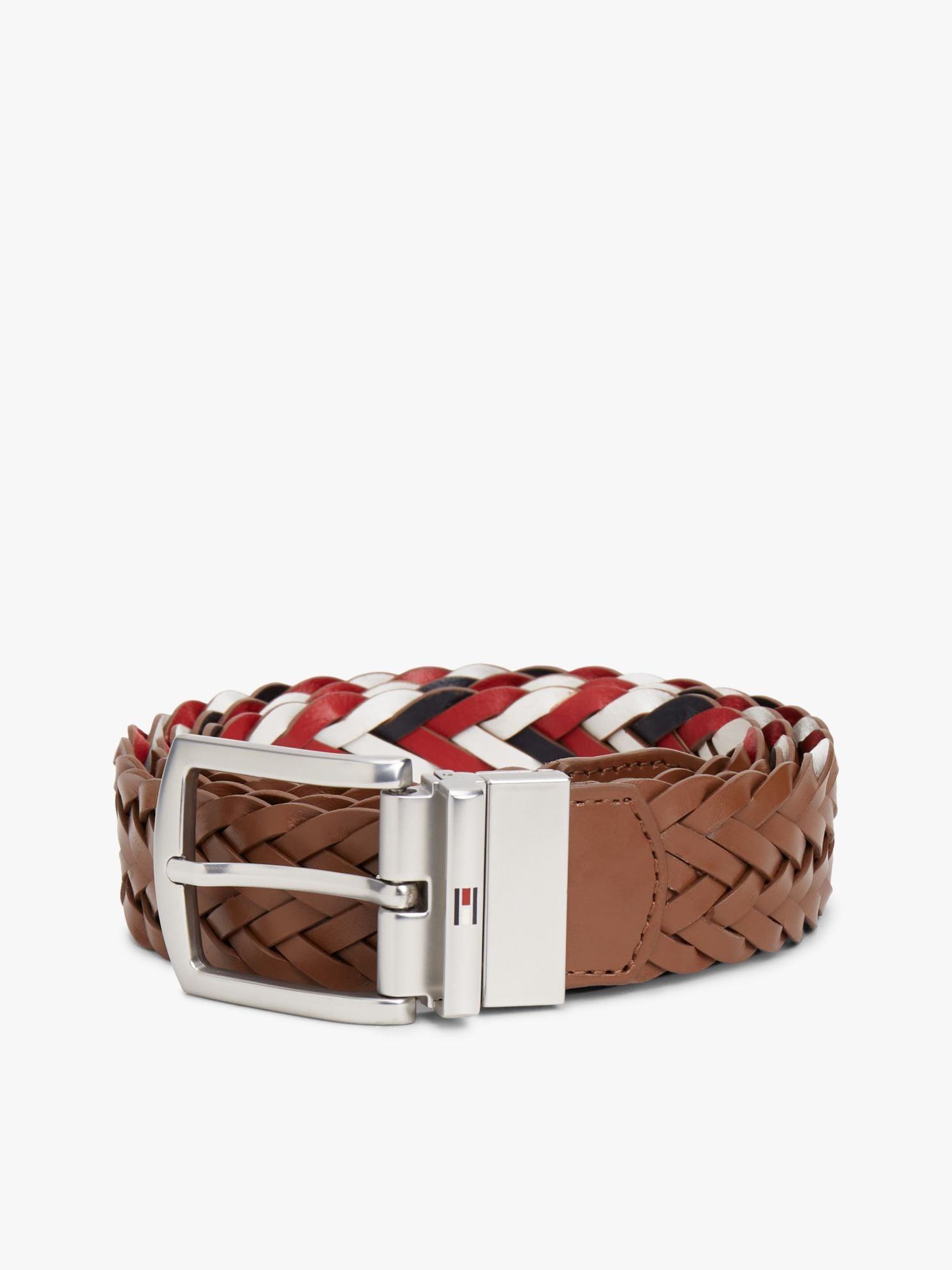 Tommy Hilfiger Reversible Woven Leather Belt