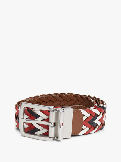 Tommy Hilfiger Reversible Woven Leather Belt