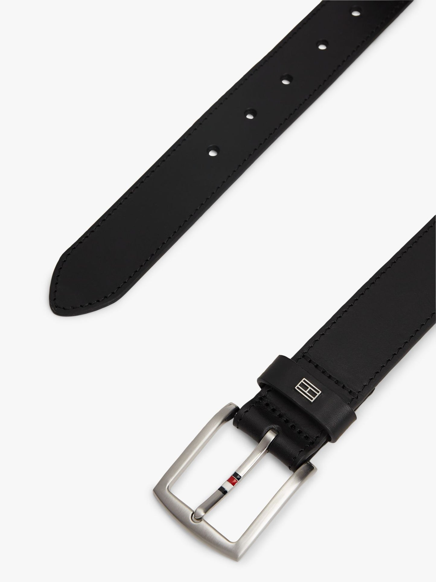 Tommy Hilfiger Square Buckle Leather Belt