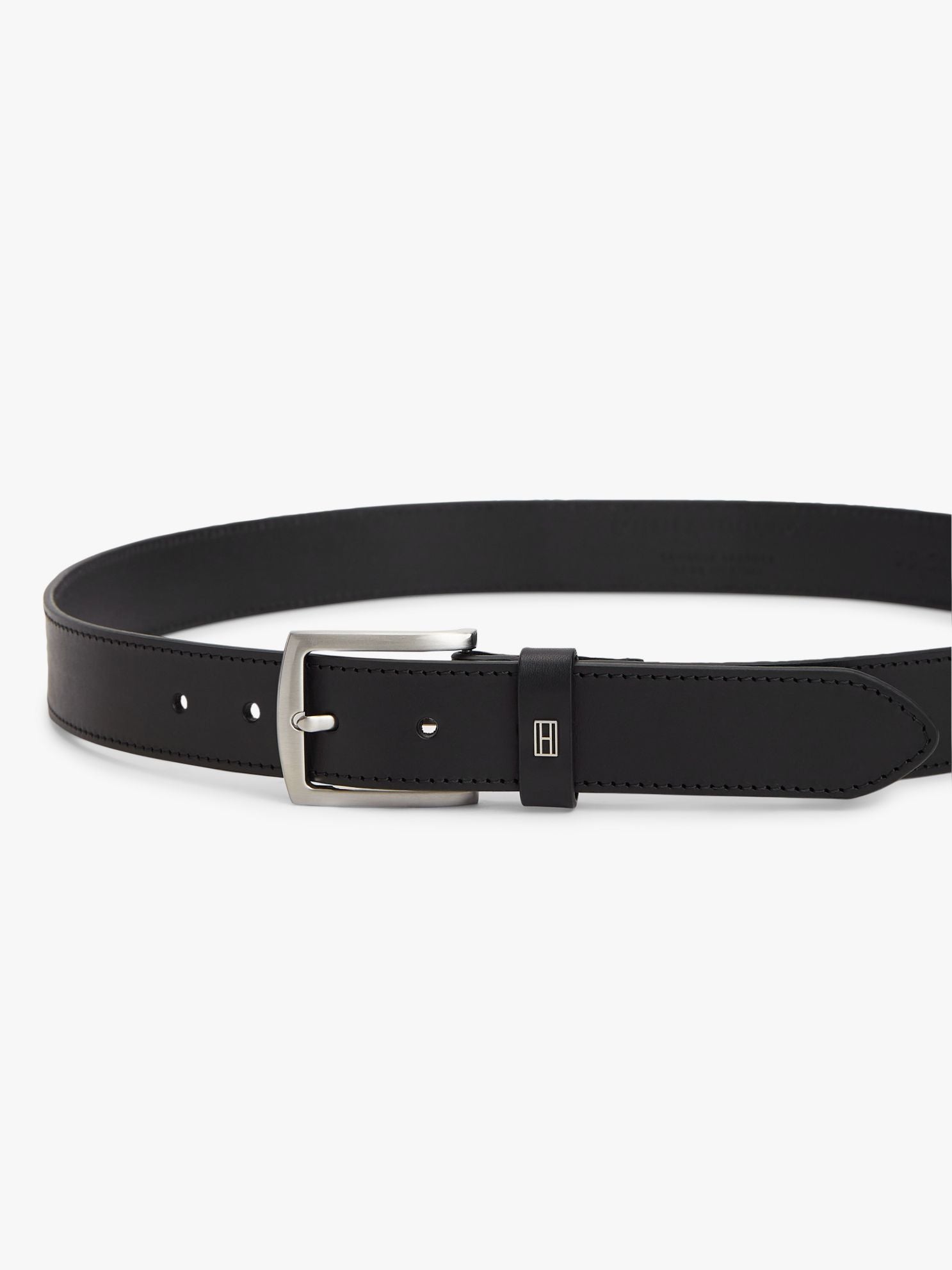 Tommy Hilfiger Square Buckle Leather Belt