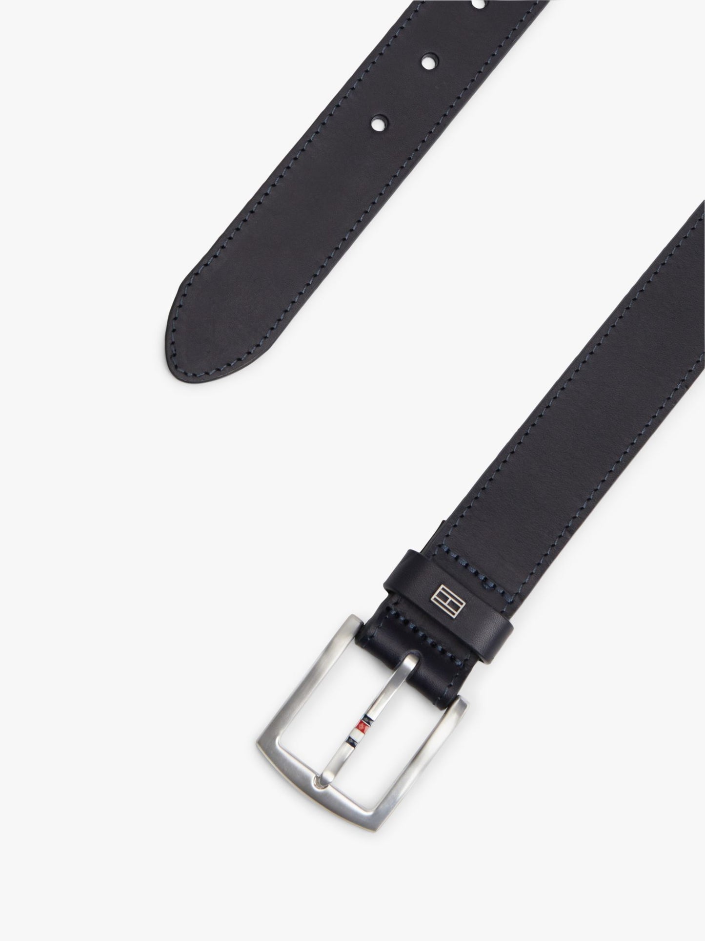 Tommy Hilfiger Square Buckle Leather Belt