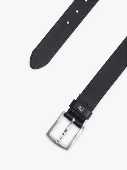 Tommy Hilfiger Square Buckle Leather Belt