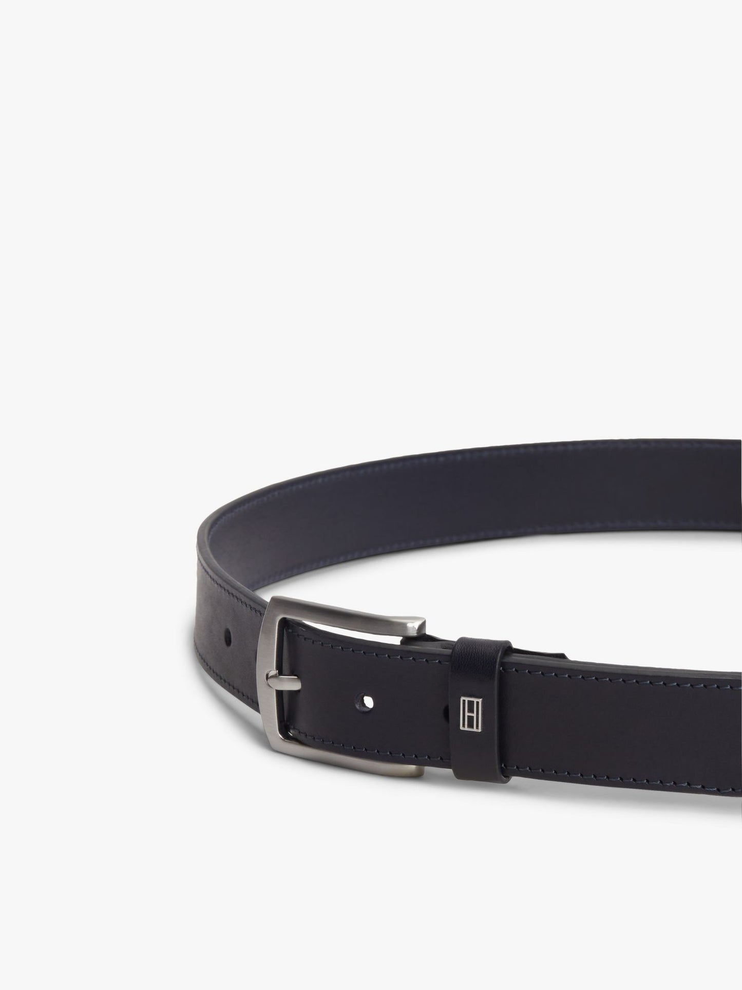 Tommy Hilfiger Square Buckle Leather Belt