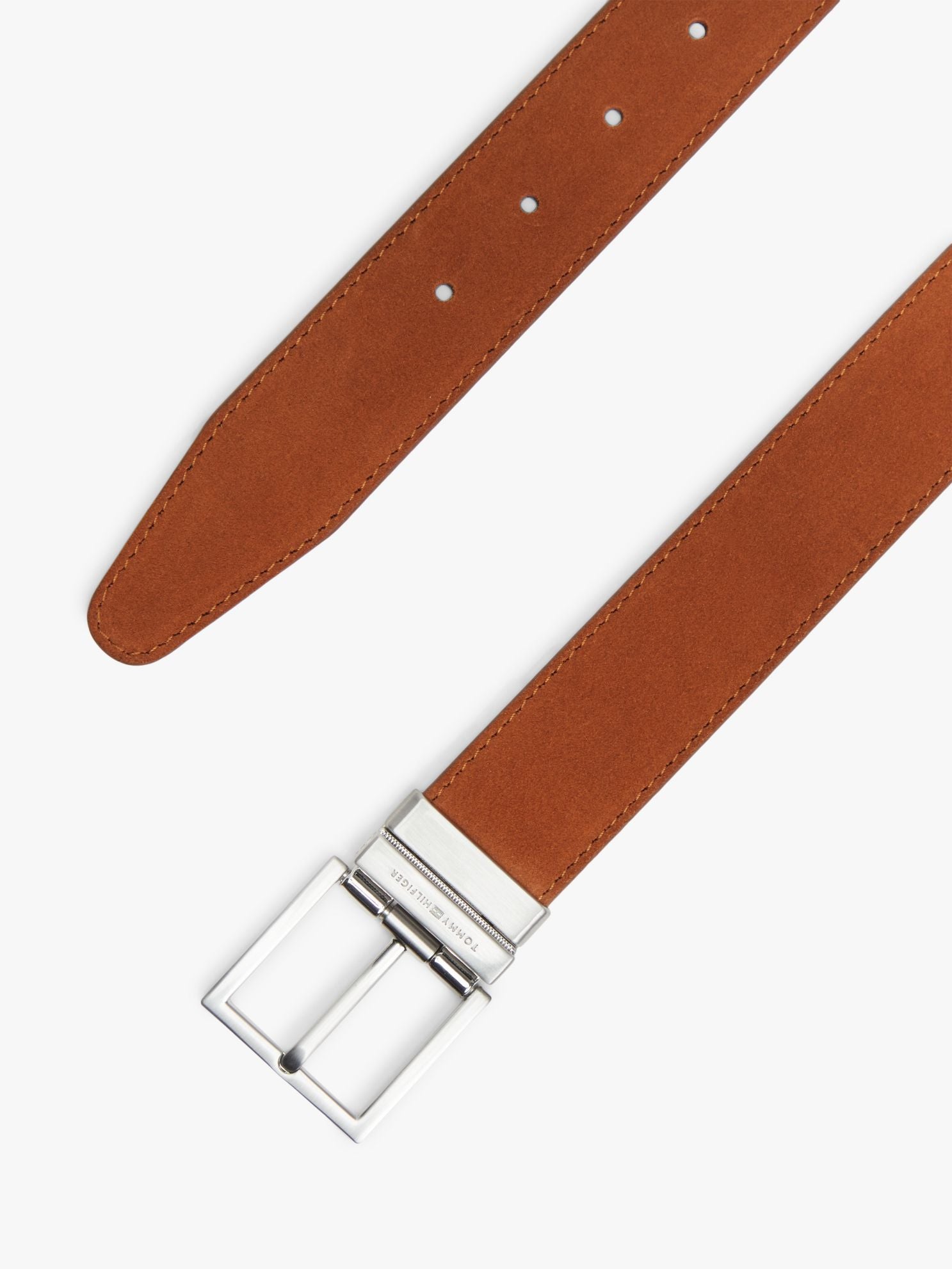 Tommy Hilfiger Reversible Square Buckle Leather Belt