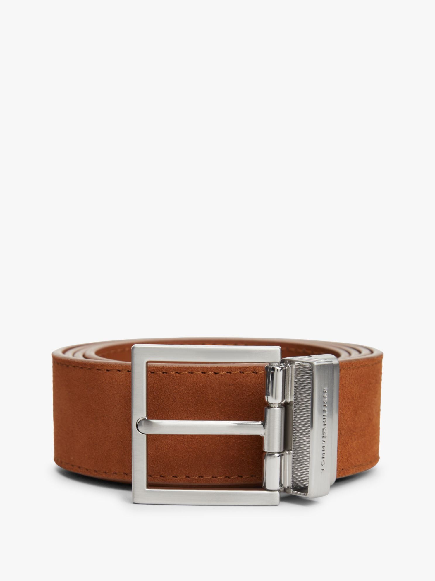 Tommy Hilfiger Reversible Square Buckle Leather Belt