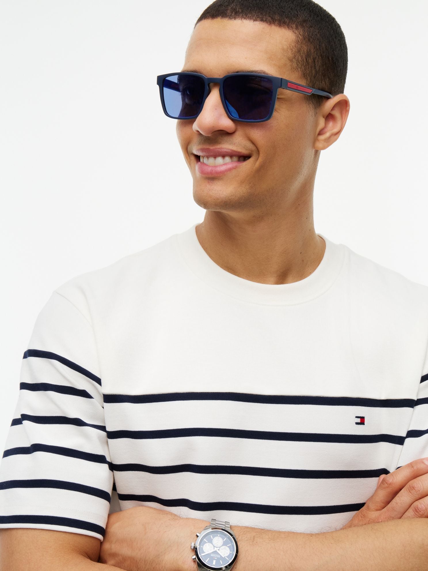 Tommy Hilfiger Square Frame Sport Sunglasses