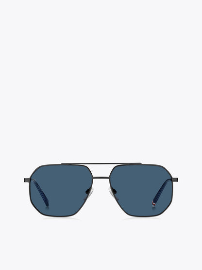 Tommy Hilfiger Geometric Navigator Frame Sunglasses