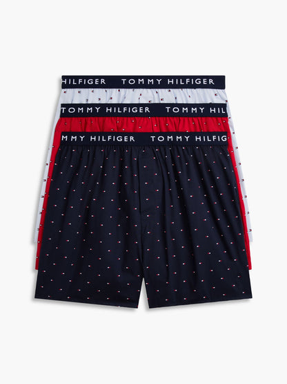 Tommy Hilfiger Printed Woven Boxer 3-Pack