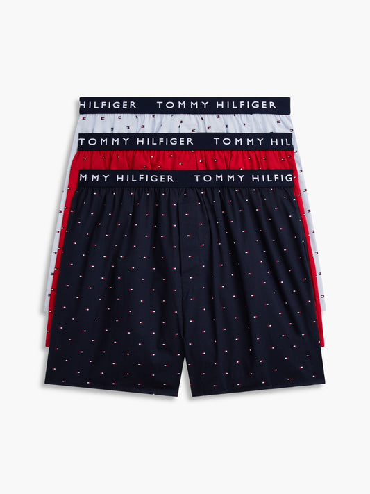 Tommy Hilfiger Printed Woven Boxer 3-Pack