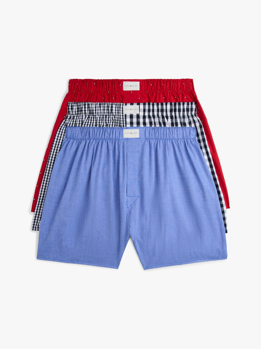 Tommy Hilfiger Printed Woven Boxer 3-Pack