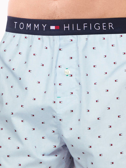 Tommy Hilfiger Allover Flag Print Woven Boxer