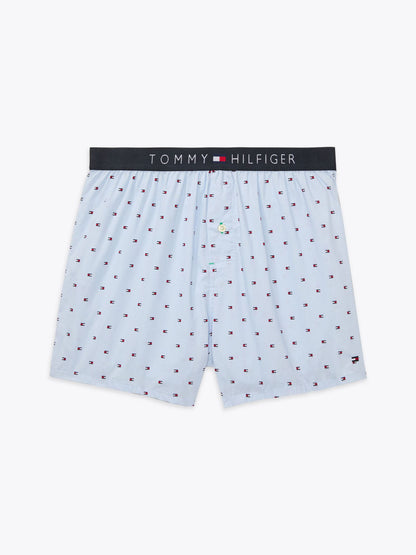 Tommy Hilfiger Allover Flag Print Woven Boxer