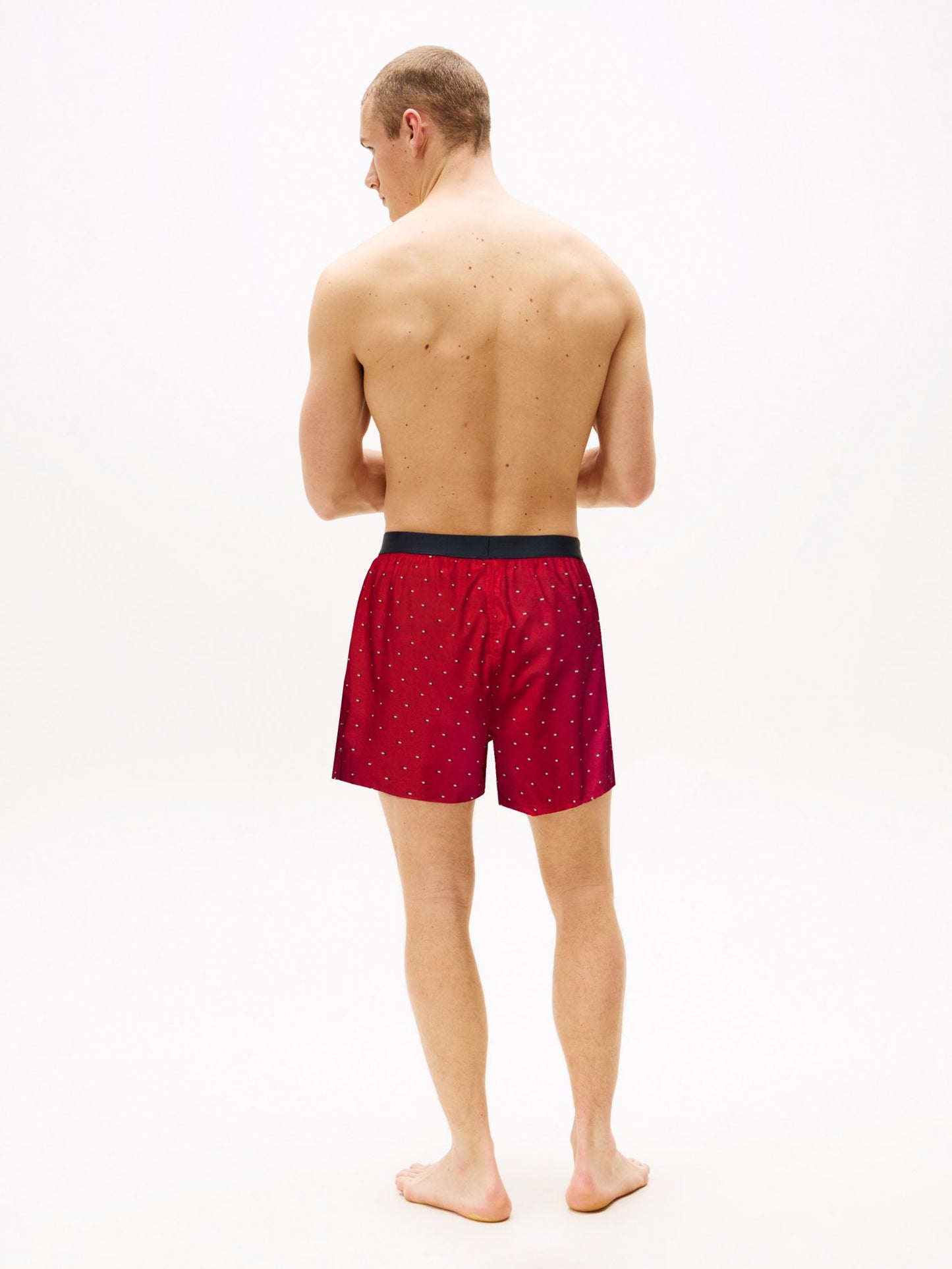 Tommy Hilfiger Allover Flag Print Woven Boxer