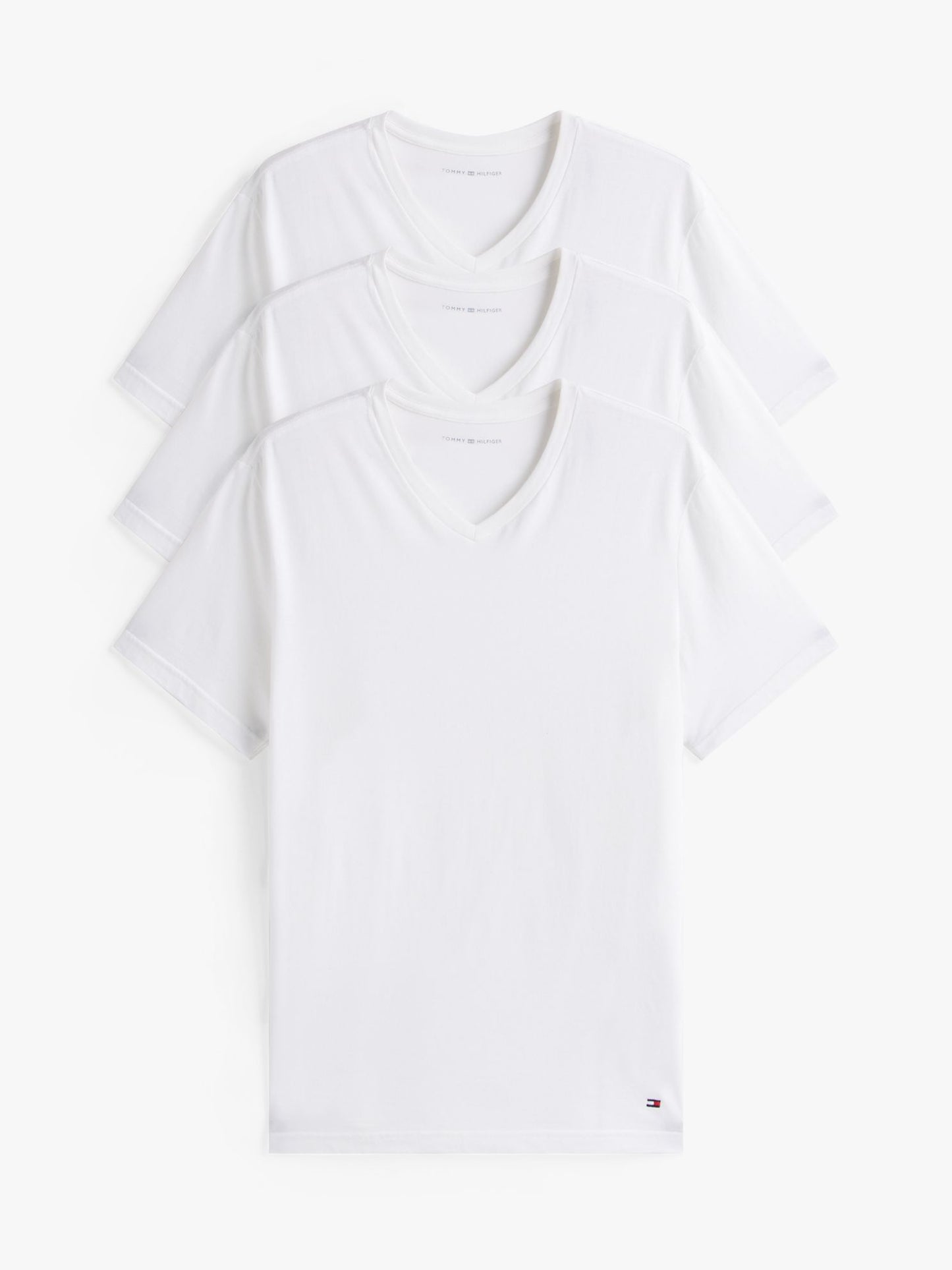 Tommy Hilfiger Cotton Classics V-Neck Undershirt 3-Pack