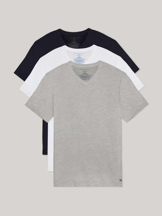 Tommy Hilfiger Cotton Classics V-Neck Undershirt 3-Pack