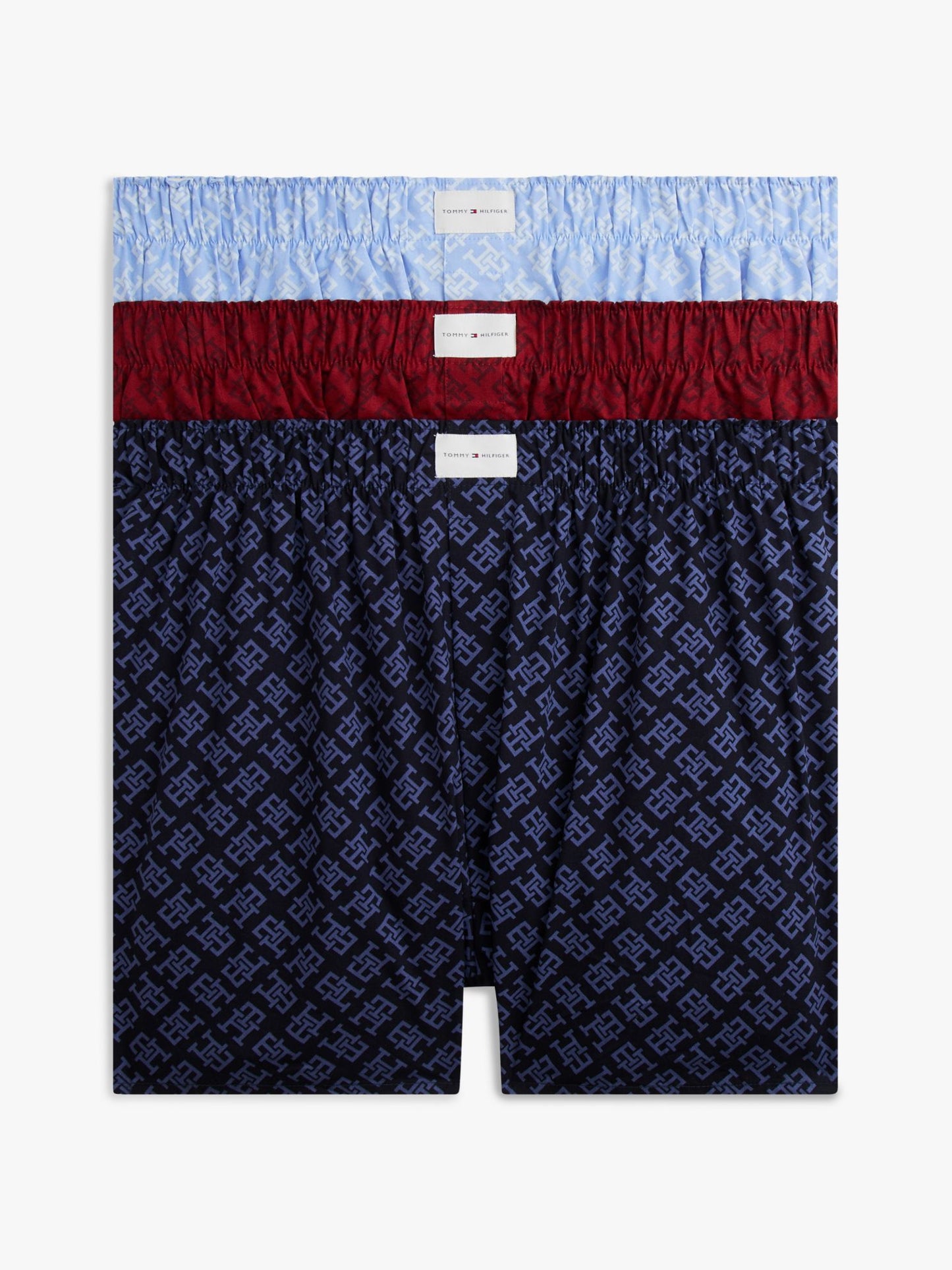 Tommy Hilfiger Allover Monogram Woven Boxer 3-Pack
