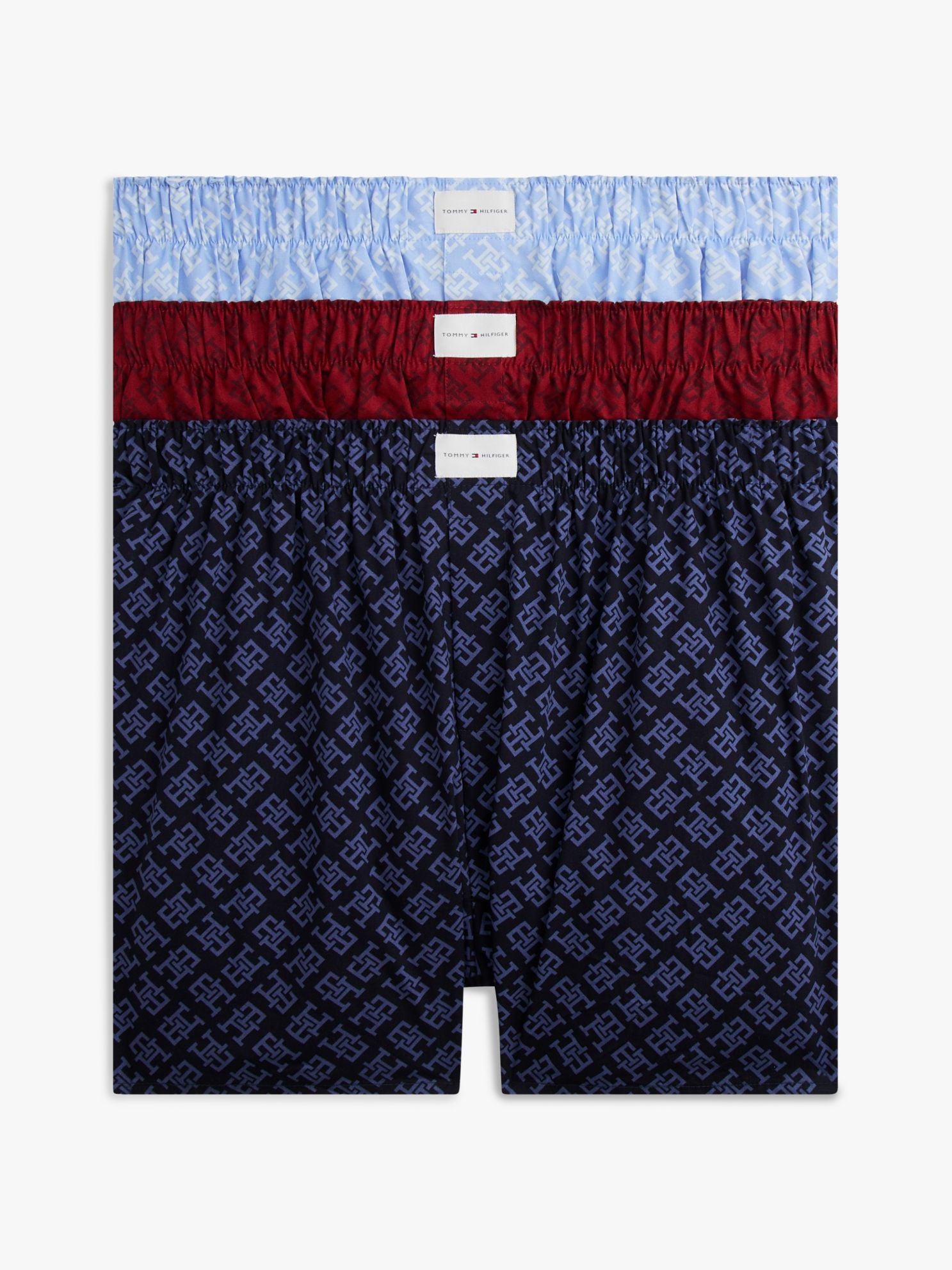 Tommy Hilfiger Allover Monogram Woven Boxer 3-Pack