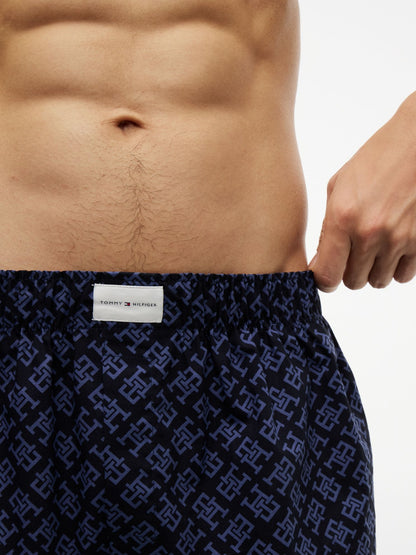 Tommy Hilfiger Allover Monogram Woven Boxer 3-Pack