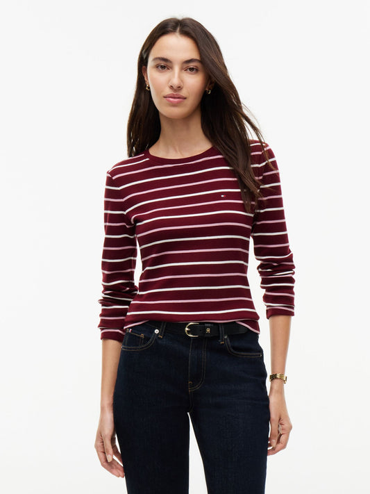 Tommy Hilfiger Long-Sleeve Striped Favorite T-Shirt