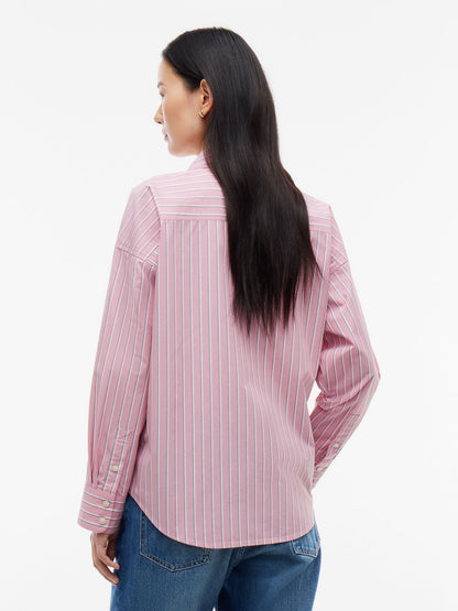 Tommy Hilfiger Relaxed Fit Striped Poplin Pocket Shirt