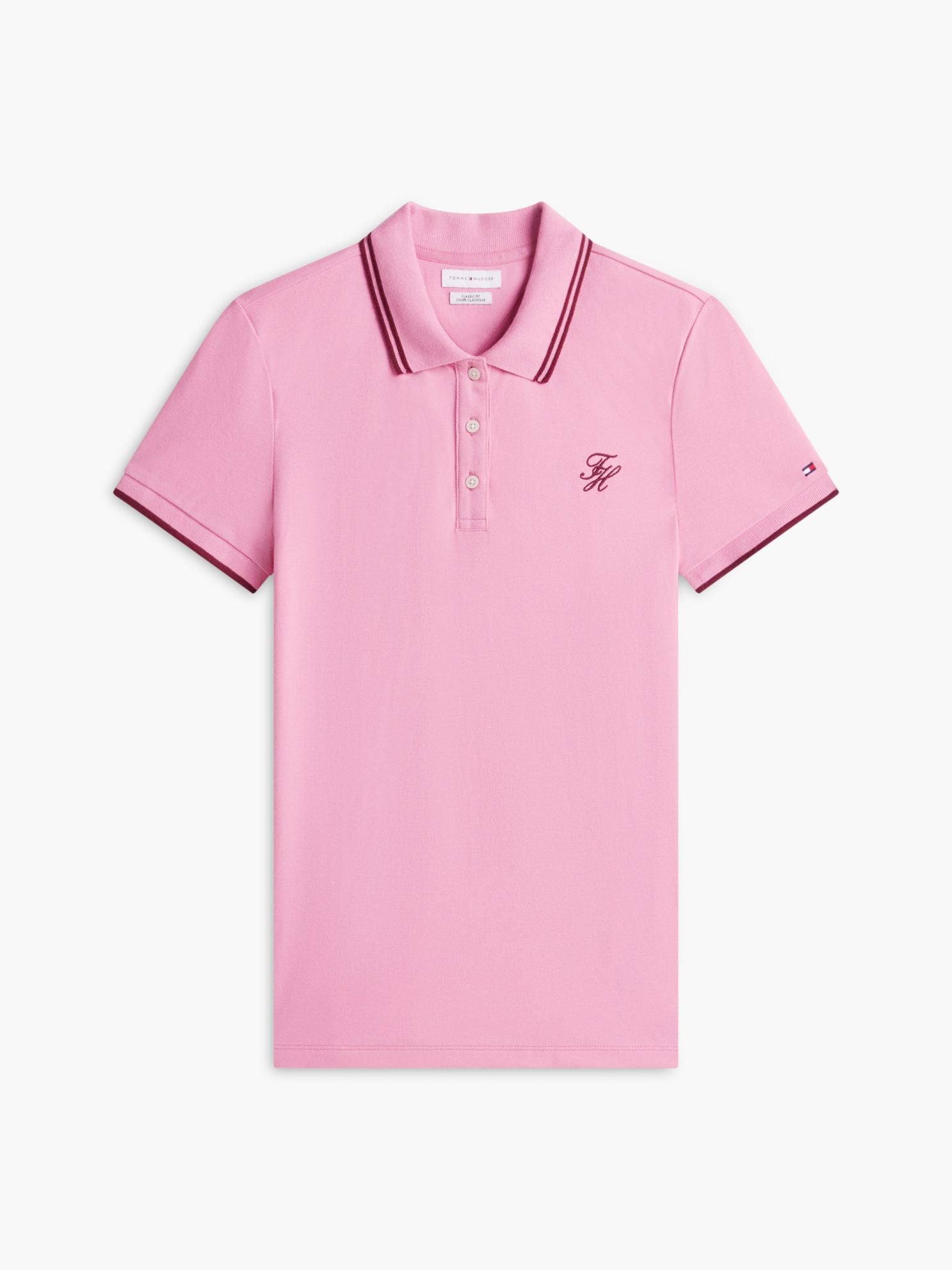 Tommy Hilfiger Script Monogram Tipped Polo