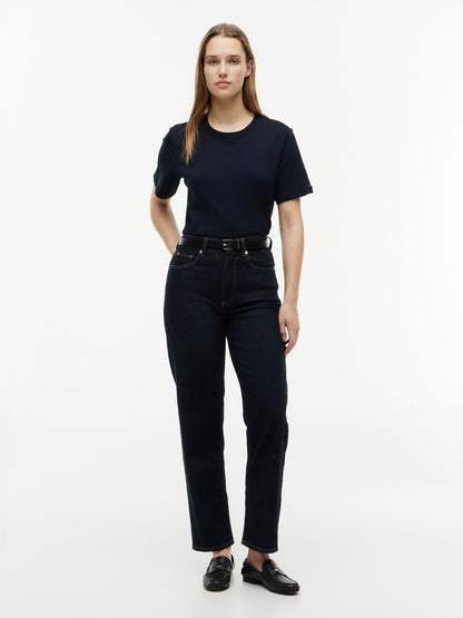 Tommy Hilfiger Mixed-Media Cotton Interlock T-Shirt