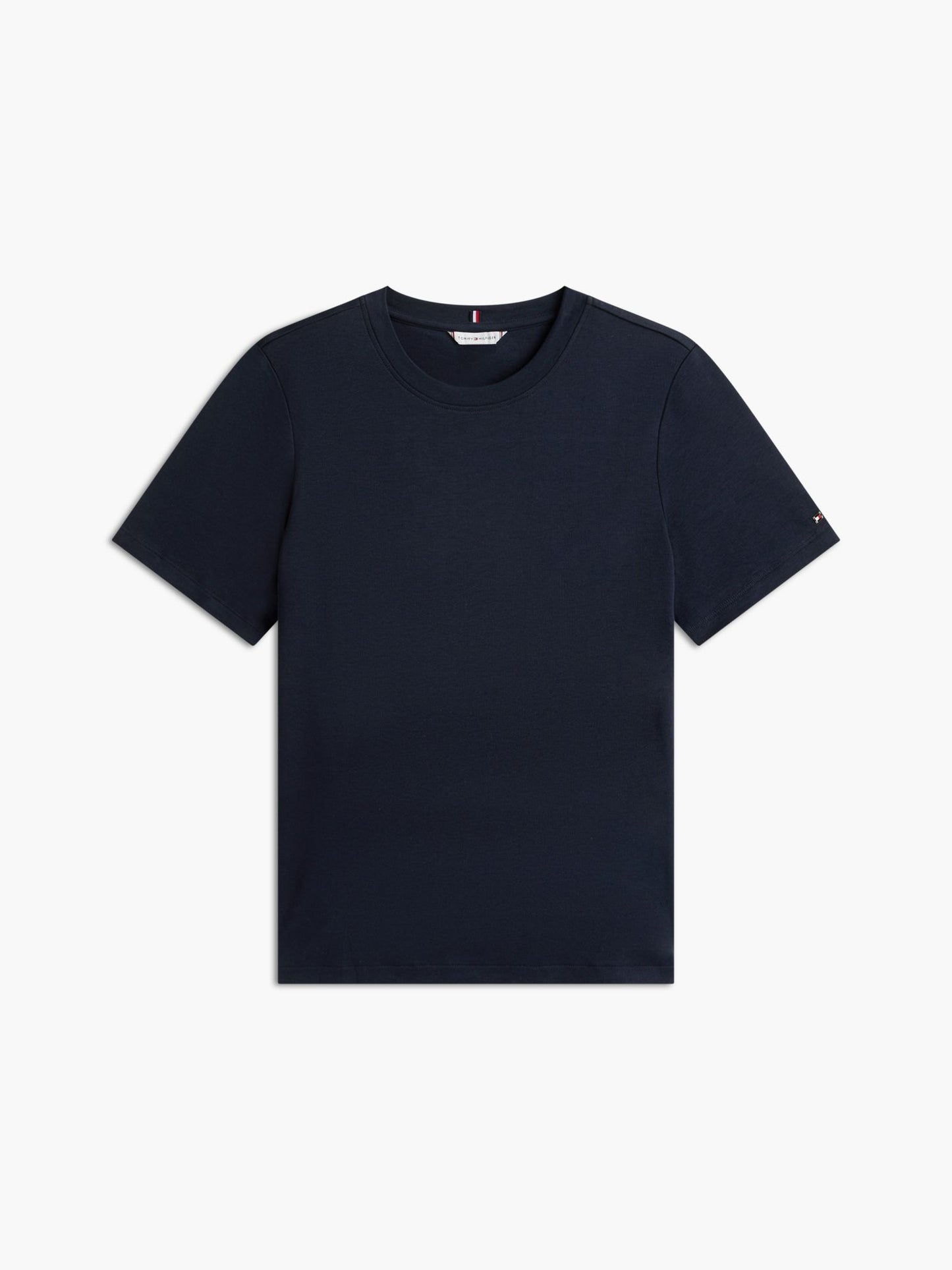 Tommy Hilfiger Mixed-Media Cotton Interlock T-Shirt