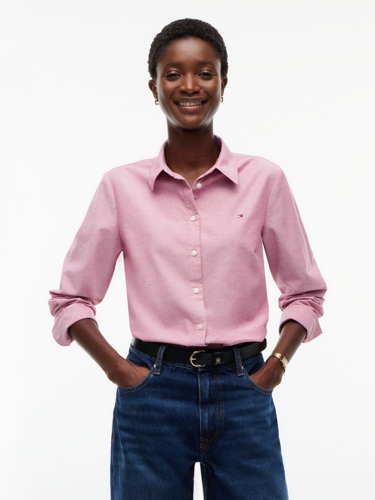 Tommy Hilfiger Regular Fit Stretch Oxford Shirt