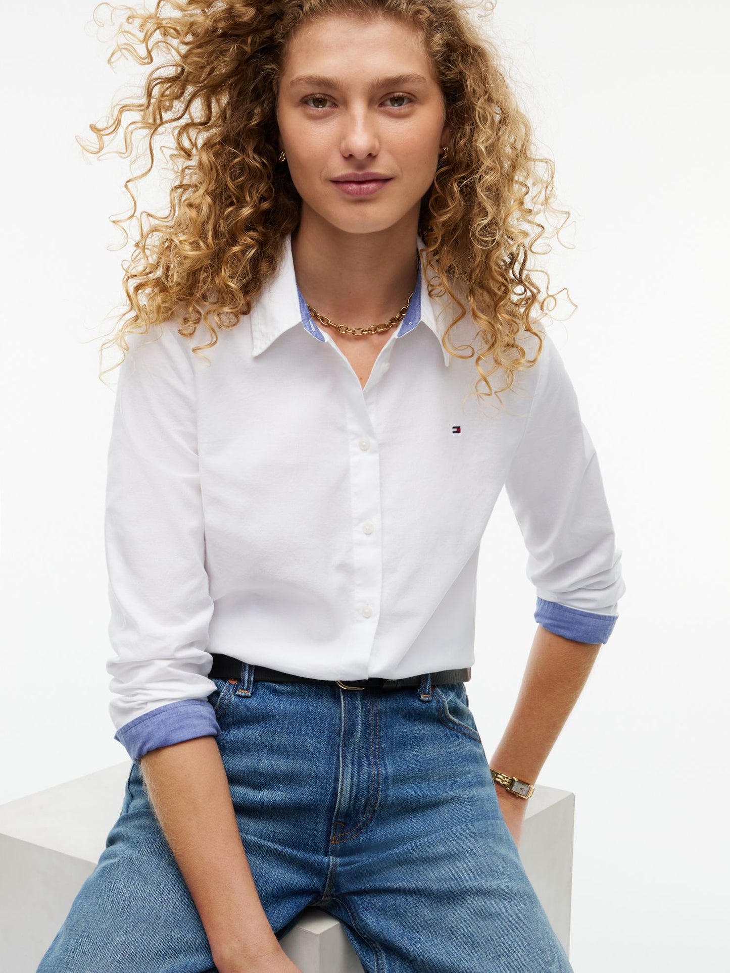 Tommy Hilfiger Regular Fit Stretch Oxford Shirt