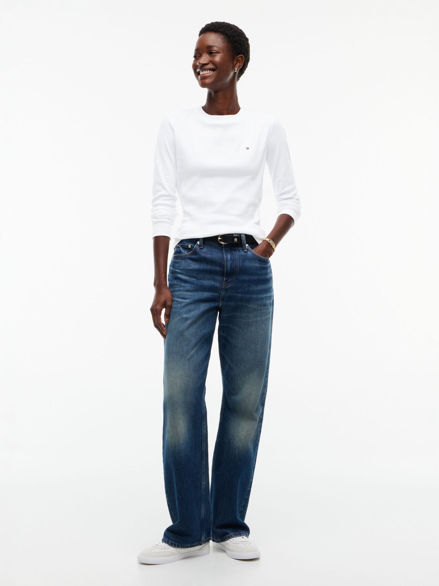 Tommy Hilfiger Long-Sleeve Crewneck Favorite T-Shirt