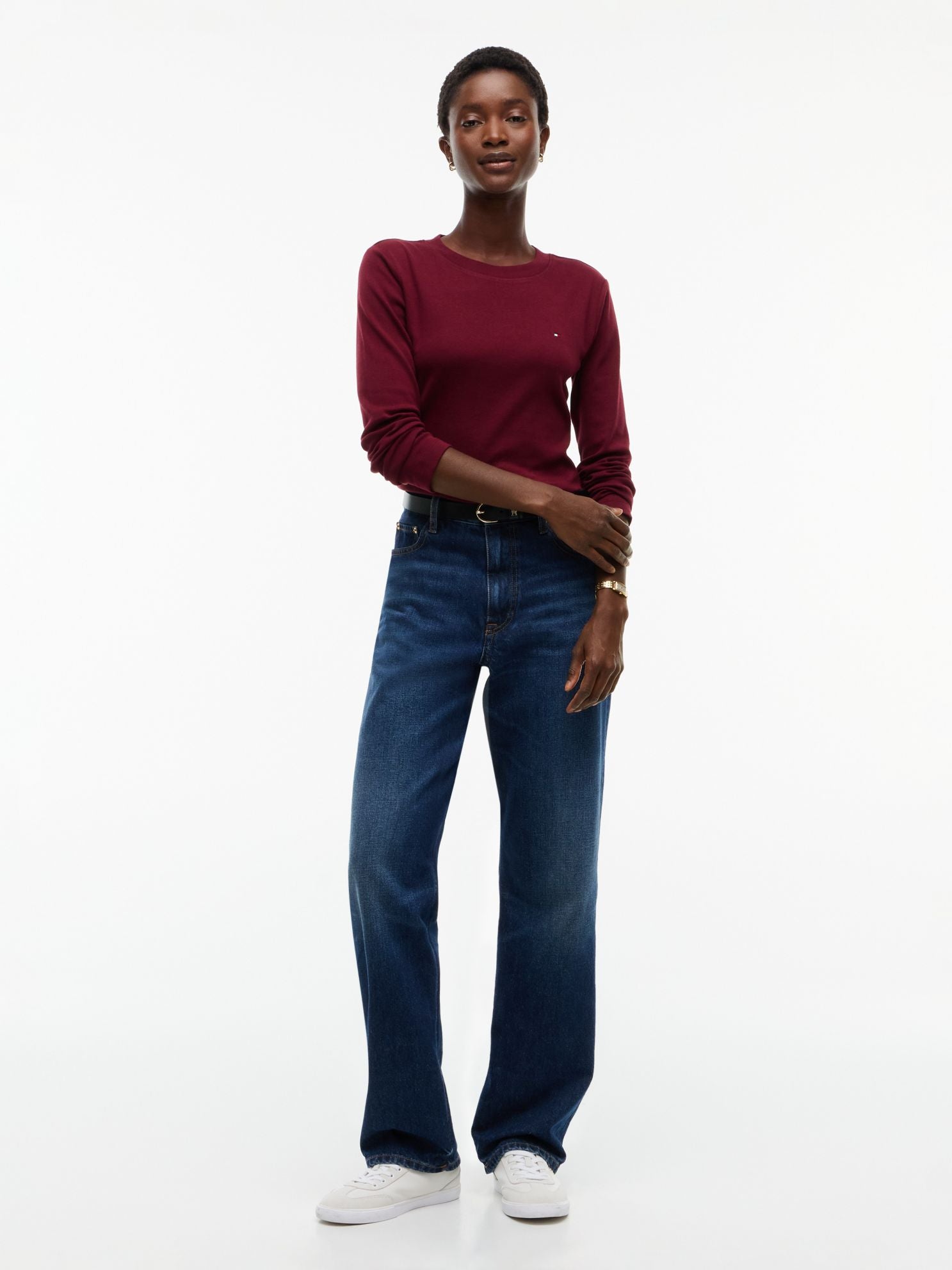 Tommy Hilfiger Long-Sleeve Crewneck Favorite T-Shirt