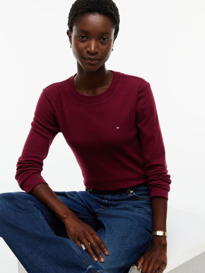 Tommy Hilfiger Long-Sleeve Crewneck Favorite T-Shirt