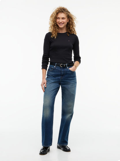 Tommy Hilfiger Long-Sleeve Crewneck Favorite T-Shirt