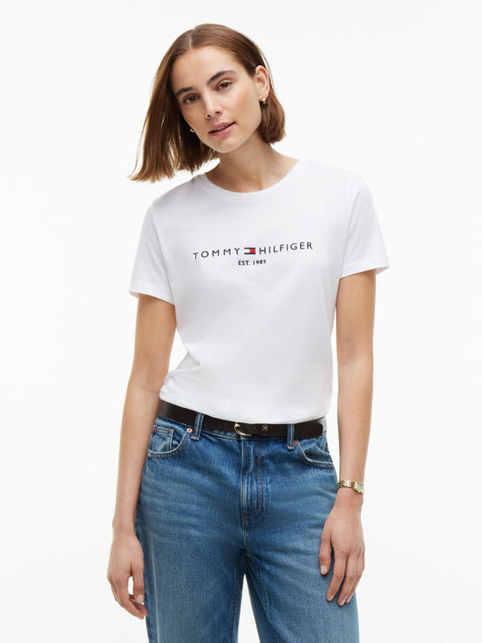 Tommy Hilfiger Embroidered Tommy Logo T-Shirt